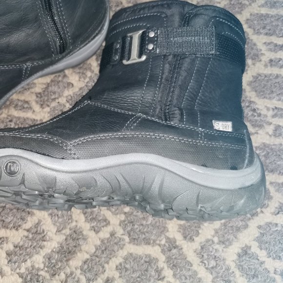 Merrell Womens "Murren" Strap Waterproof Winter Boots  US 8.5 Zip Up - Picture 8 of 12